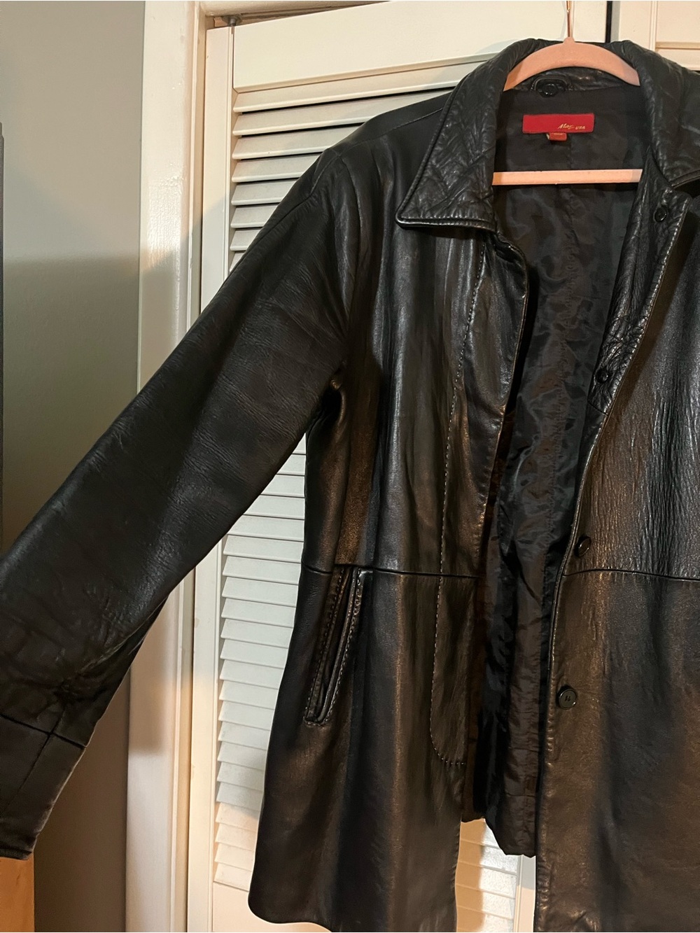 Vintage Max USA Genuine Leather Jacket Women’s XL - Picture 8 of 13